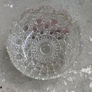 Vintage American brilliant cut crystal bowl